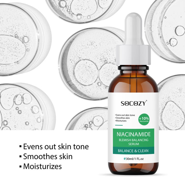 Socozy 10% Naicinamide Face Serum for Dark Spot| Blamish Blancing and Clean - 30ml